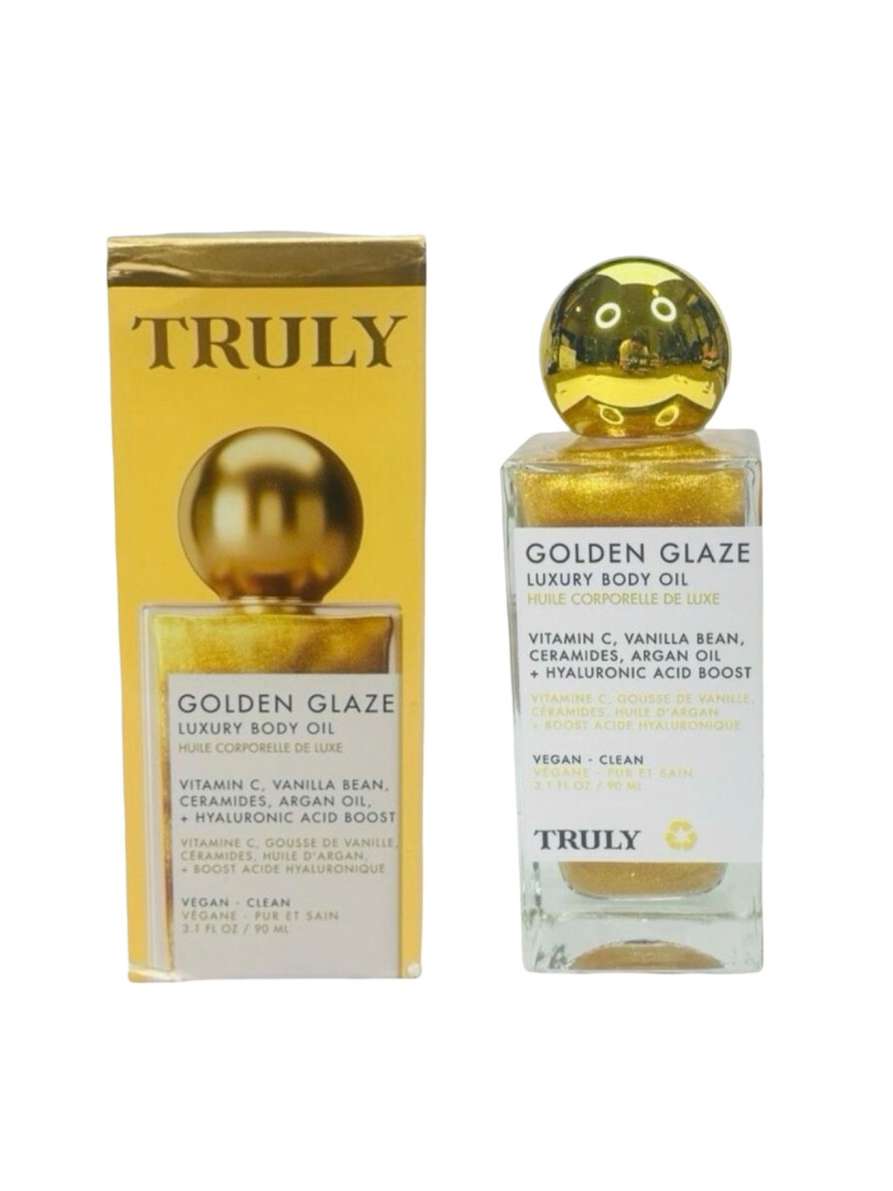 TRULY Golden Glaze Luxury Body Oil - 3.1 fl oz / 90 ml